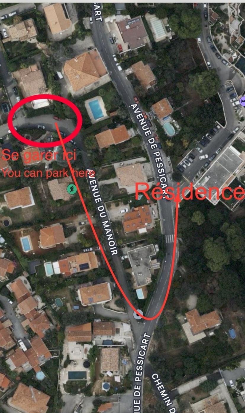 Chambre D Hote Avec Clim Terrasse Et Petit Dejeuner Hauteurs De Nice Exterior foto